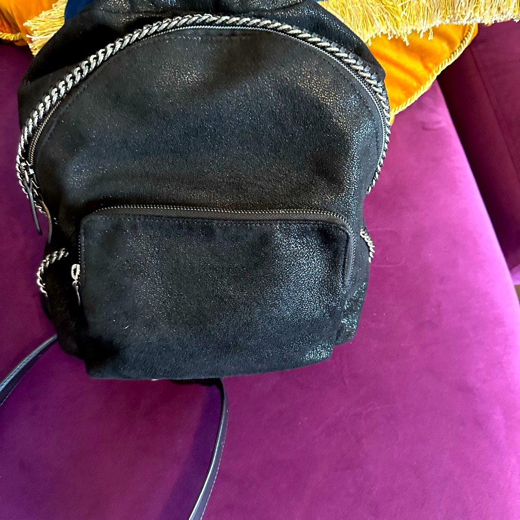 Backpack For Women Black In Good Condition Brand Stella Mccartney